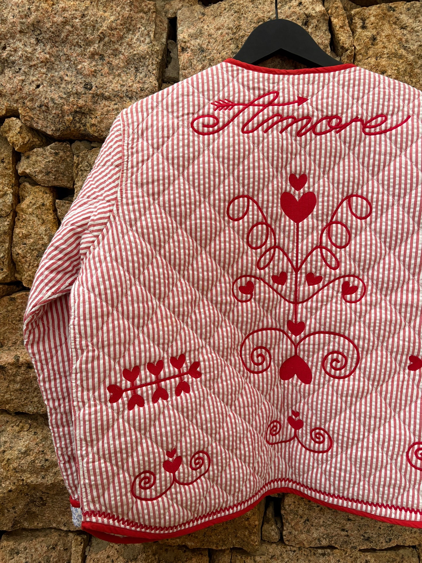 Penny Jacket red stripes
