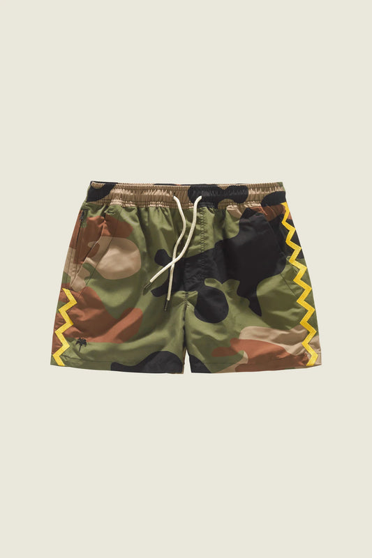 OAS Cammo Zig Swim Shorts