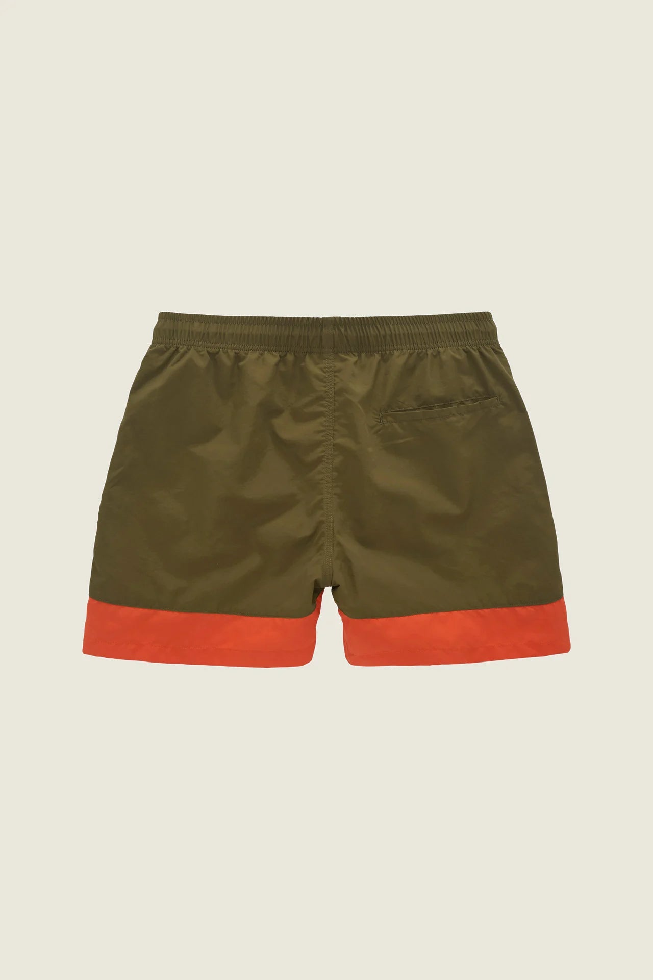 OAS Orange Stripe Nylon Swim Shorts