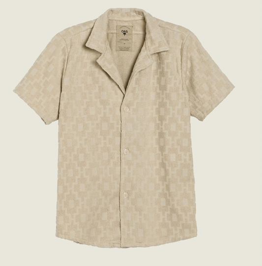 OAS Beige Matchu  Cuba Terry - Shirt