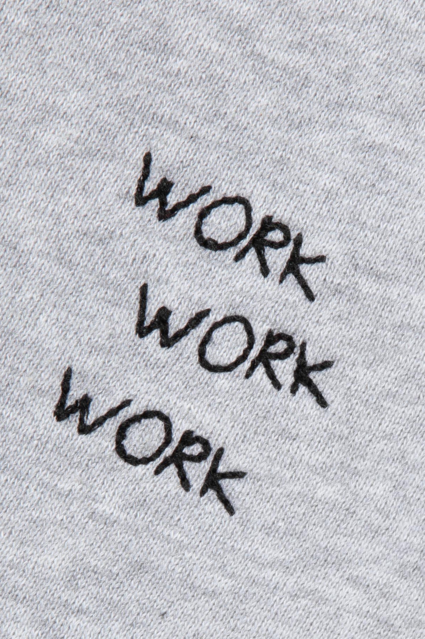 Shorts DUPERRE "WORK WORK WORK" Light heather grey