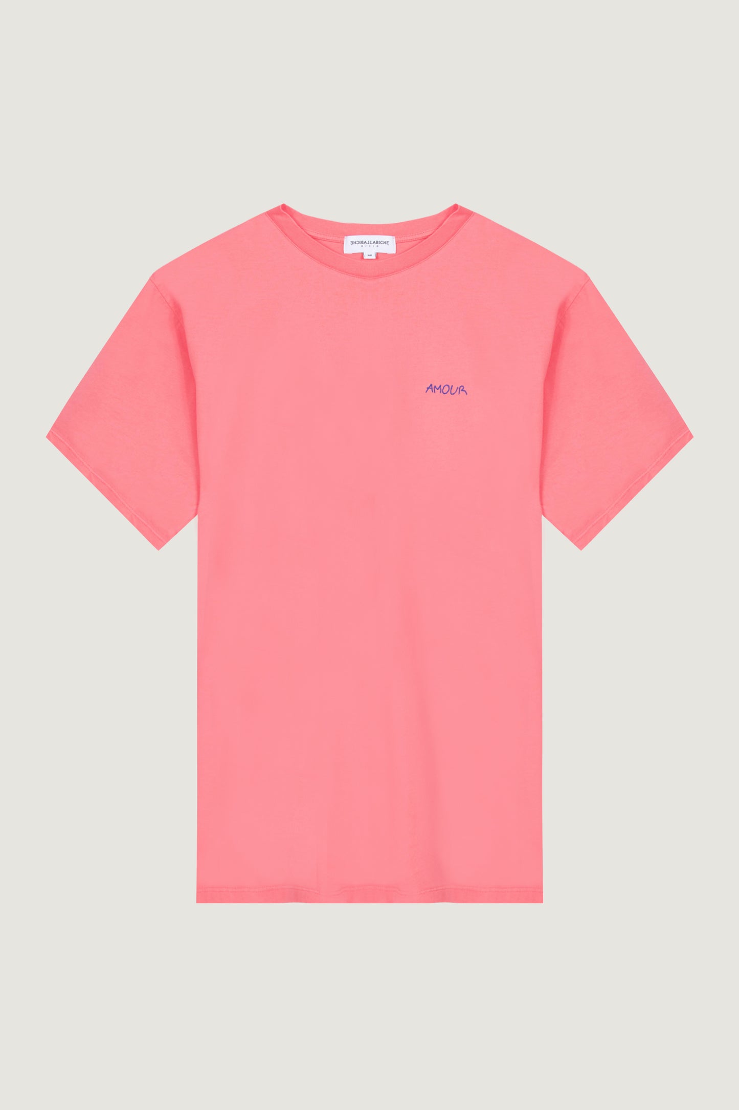 Tee-shirt POPINCOURT "AMOUR" Coral