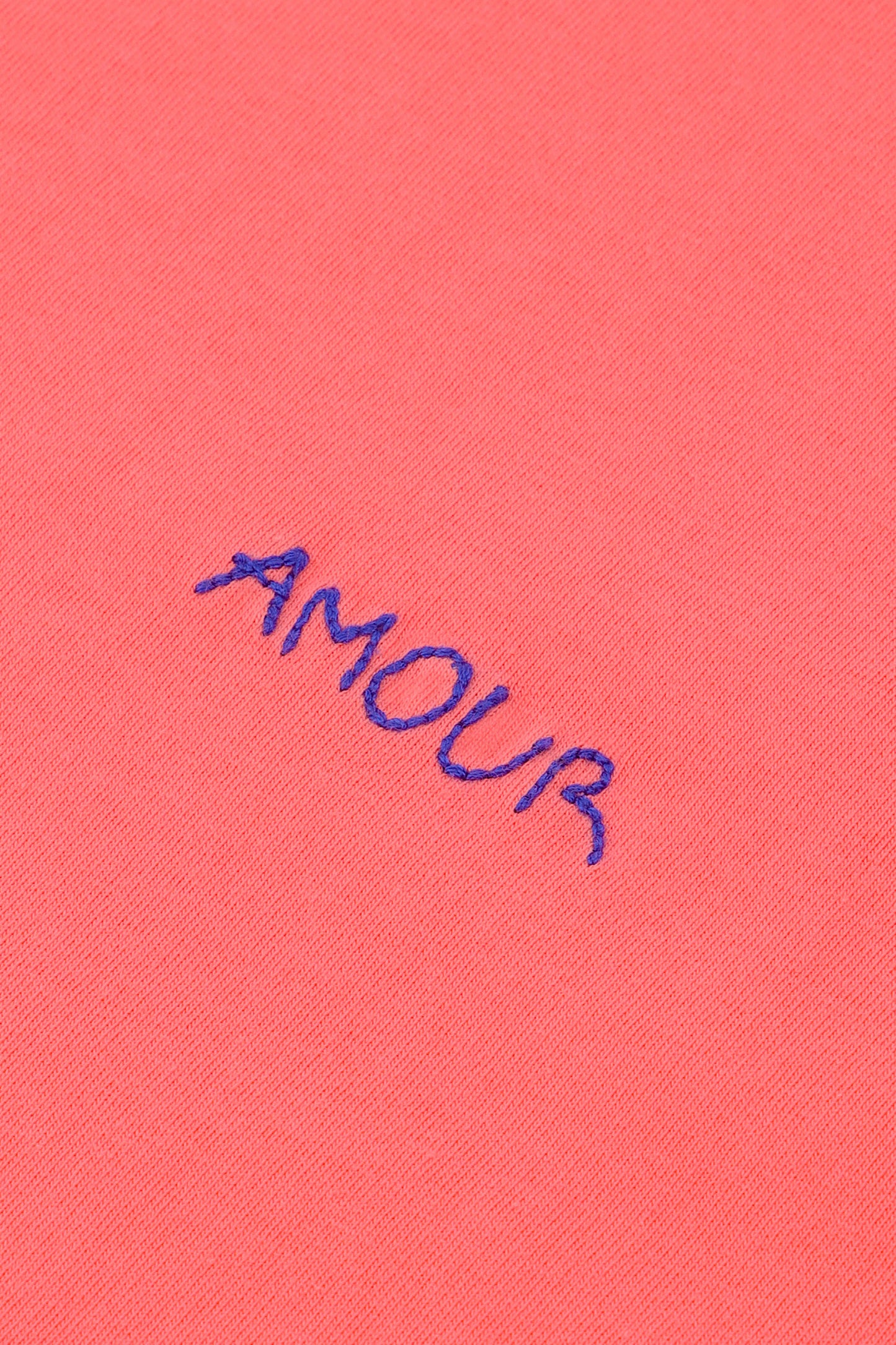 Tee-shirt POPINCOURT "AMOUR" Coral