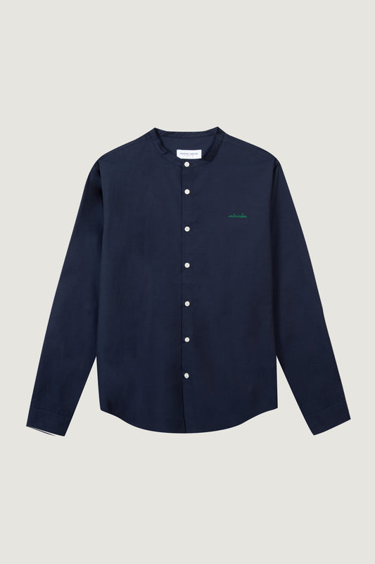 Chemise RENNES "WATERMELON" Poplin navy