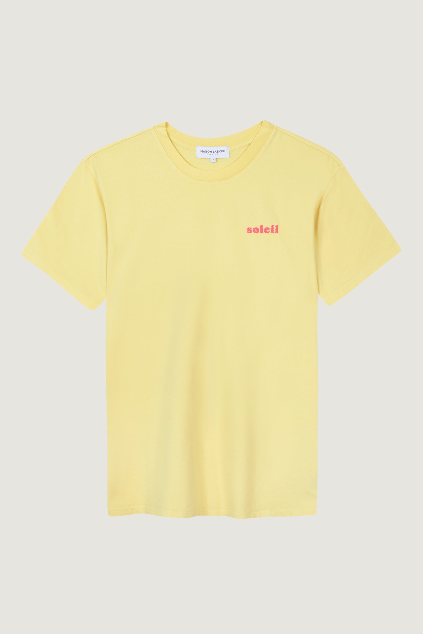 Tee-shirt POPINCOURT "SOLEIL CHUNKY" Sun yellow