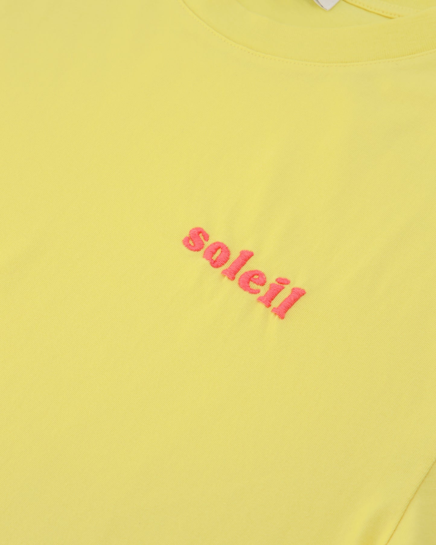 Tee-shirt POPINCOURT "SOLEIL CHUNKY" Sun yellow