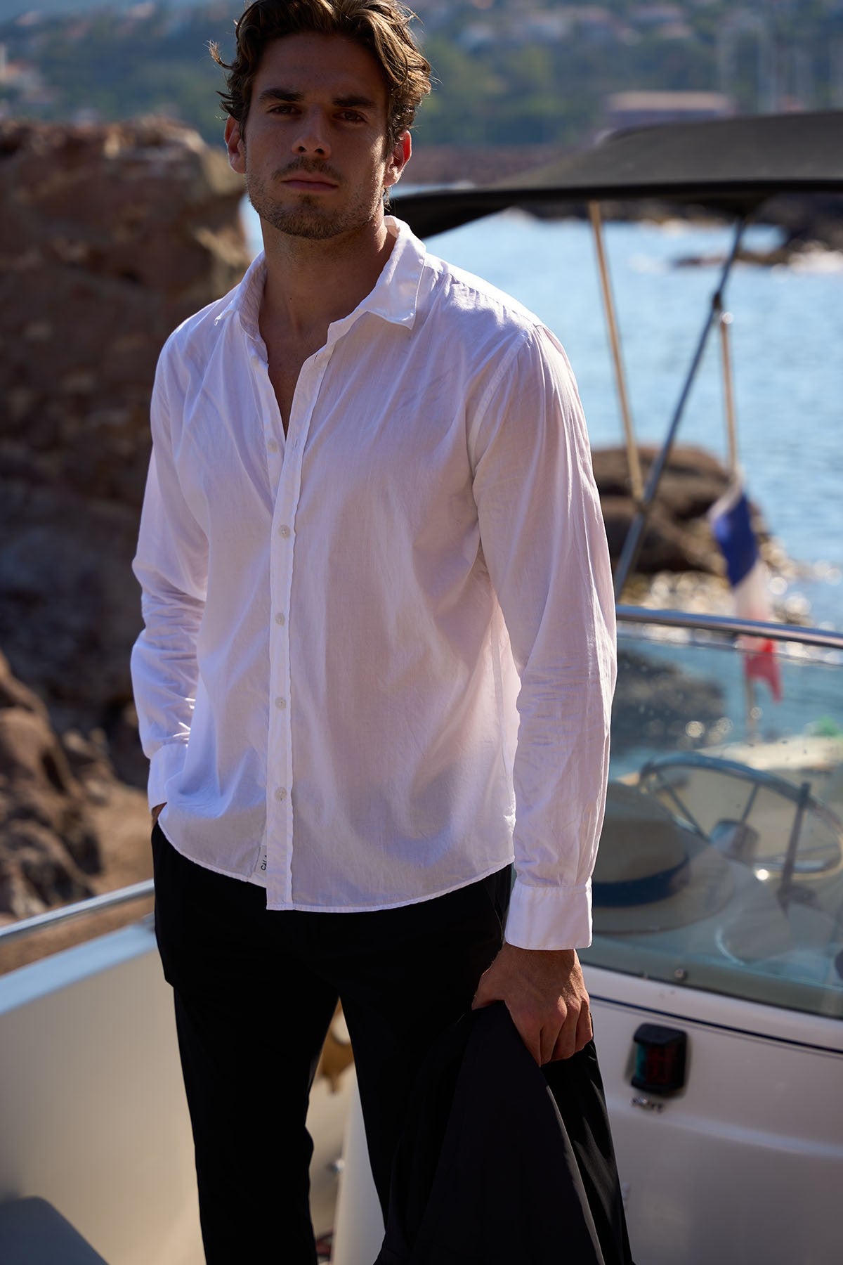 Chemise en coton CALA blanche