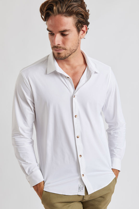 Chemise ACTIVE by CALA blanc