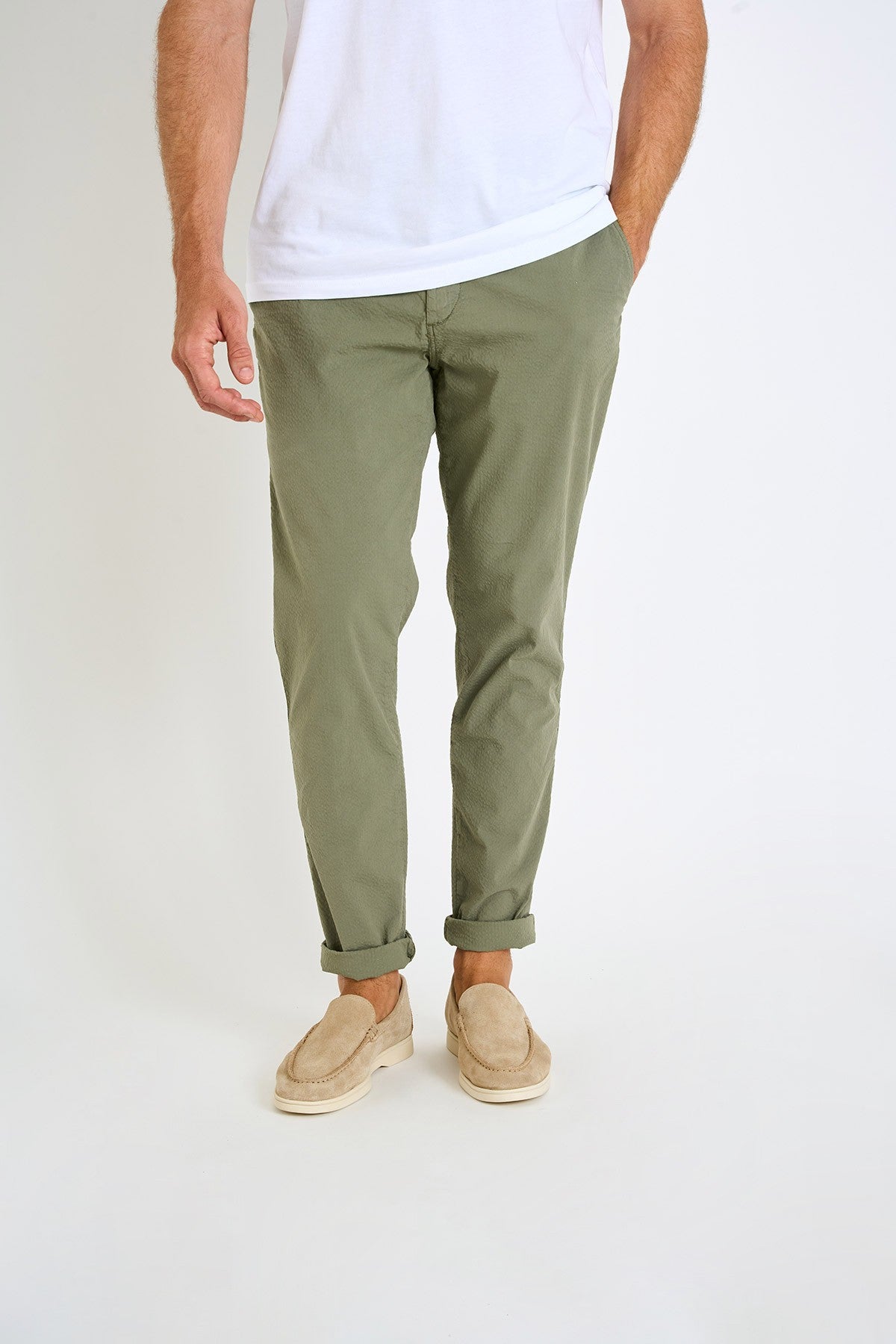 Pantalon Chino kaki CALA