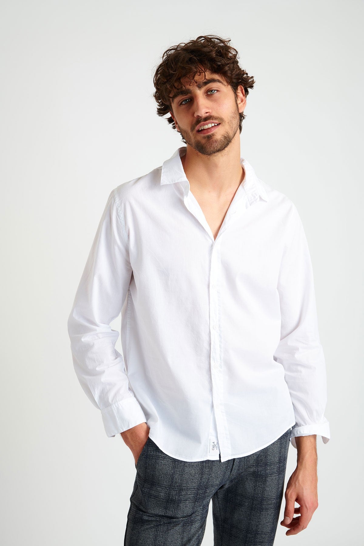 Chemise en coton CALA blanche